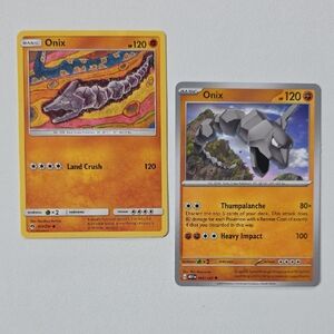 Pokemon Onix Trading Cards